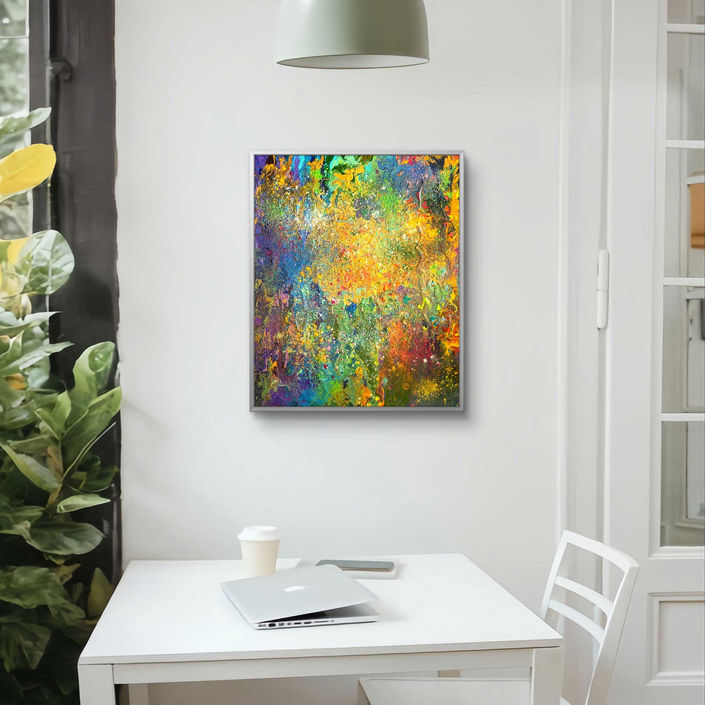 Rainbows in Flight Painting
