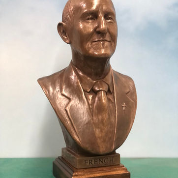 Bonded Bronze Bust of Peter French