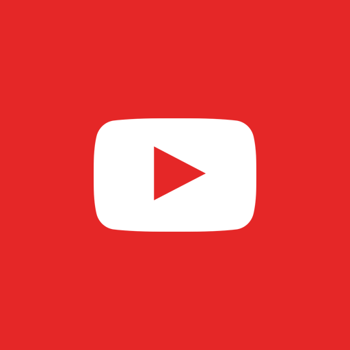 White YouTube Logo on Red