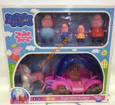 Свинка Пеппе с каретой