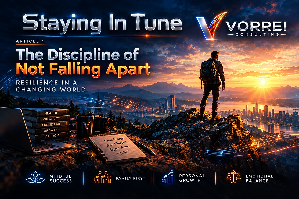 The Discipline of Not Falling Apart