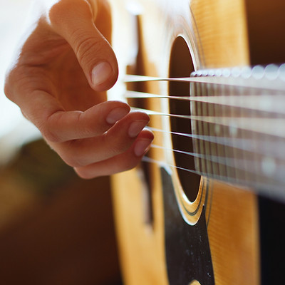 guitar close up