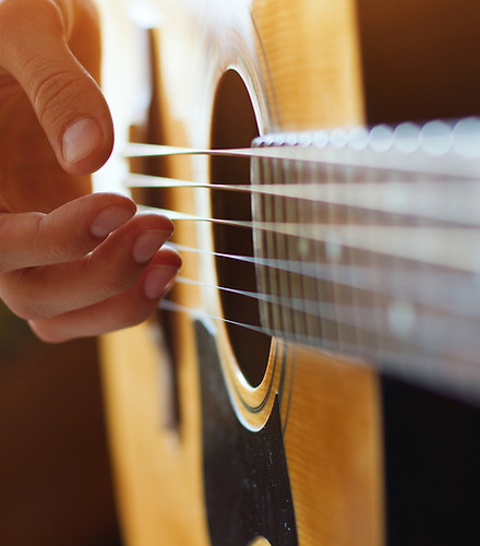 guitar close up