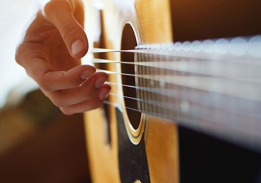 guitar close up