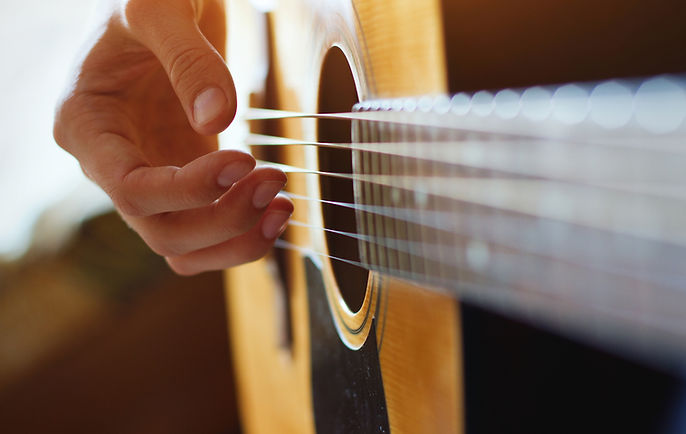 guitar close up