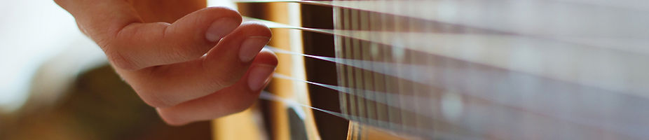guitar close up