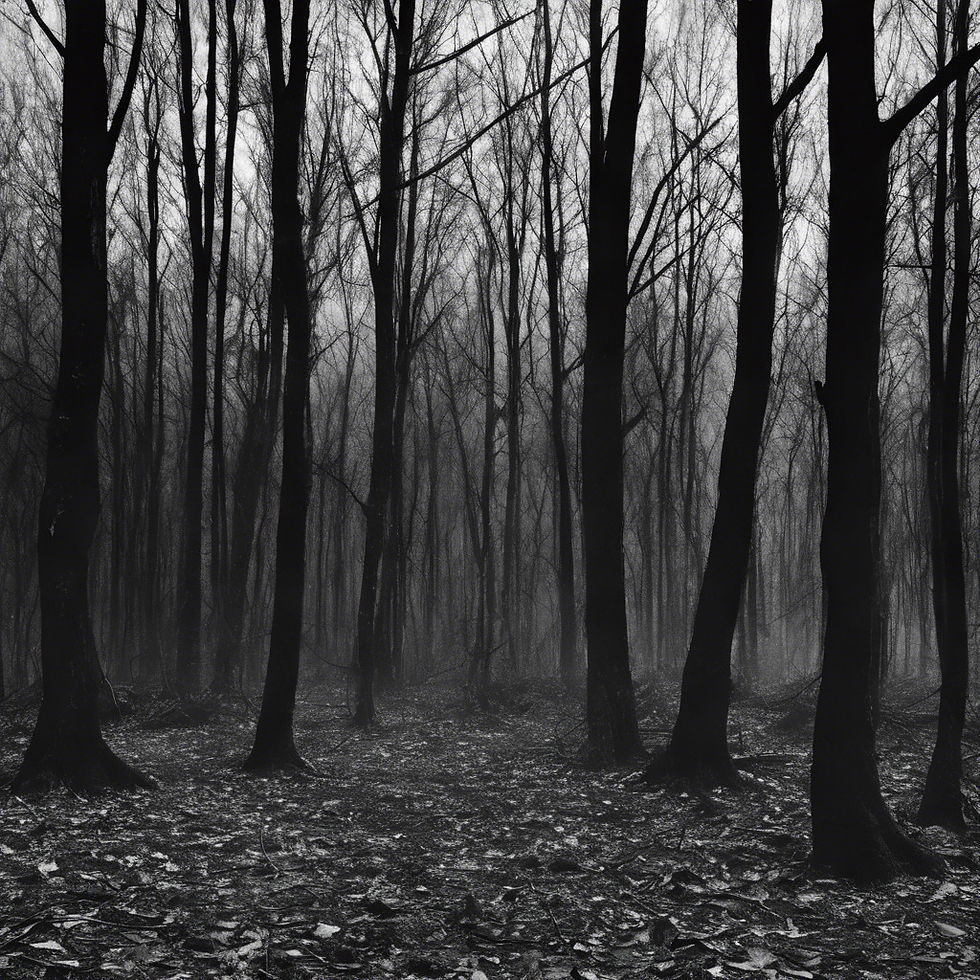 Spooky black and white landscape of of a forest.jpg