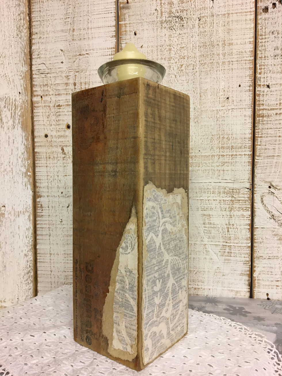 Thumbnail: Decoupage Candle Holder