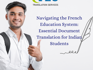 Navigating the French Education System: Essential Document Translation for Indian Students