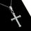 Thumbnail: 9ct White Gold Cross & Chain