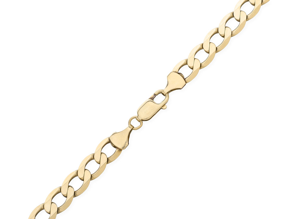 Thumbnail: 9ct Yellow Gold Curb Chain 30.9g