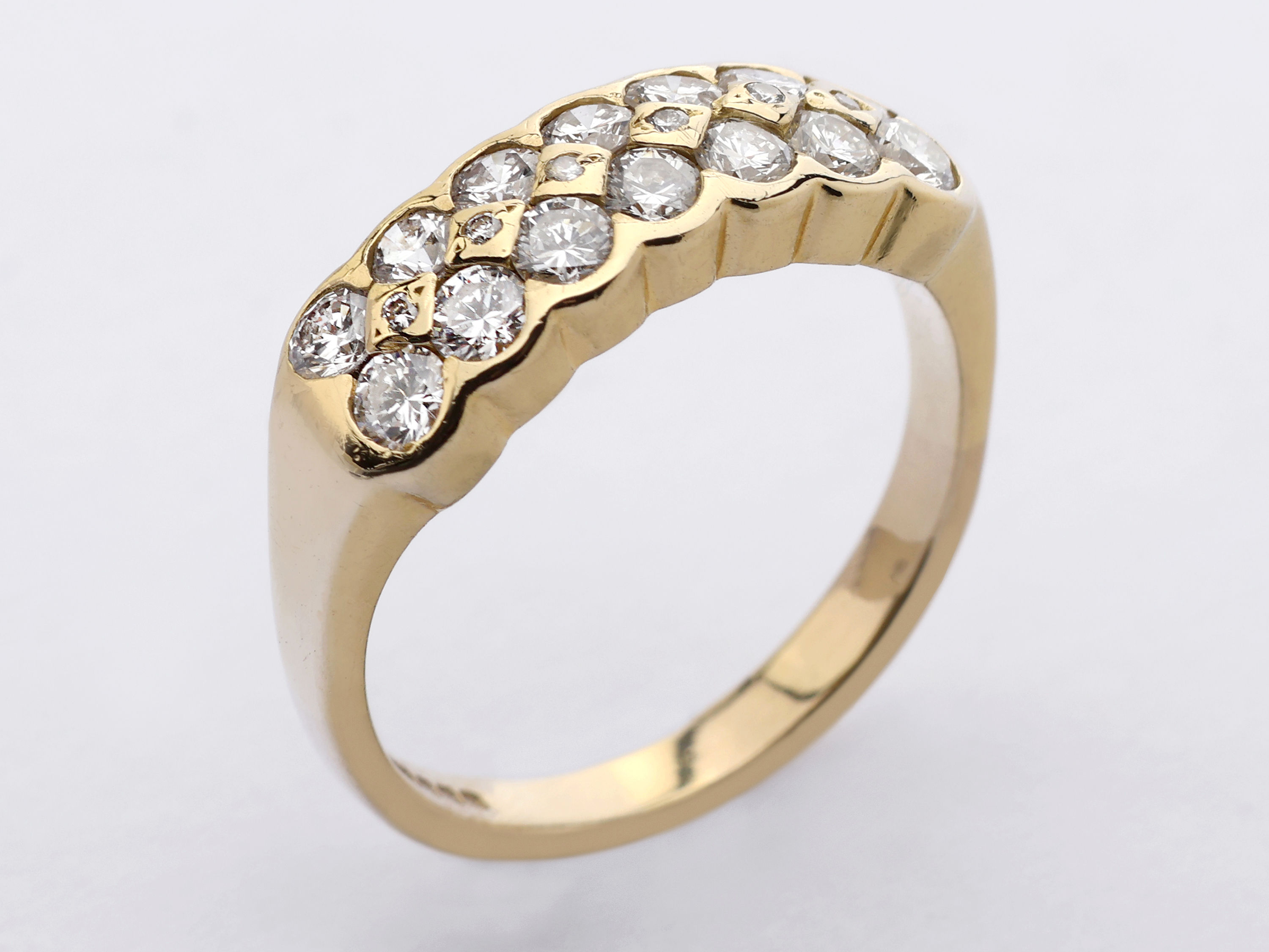 18ct Yellow Gold Diamond Ring 1.15ct