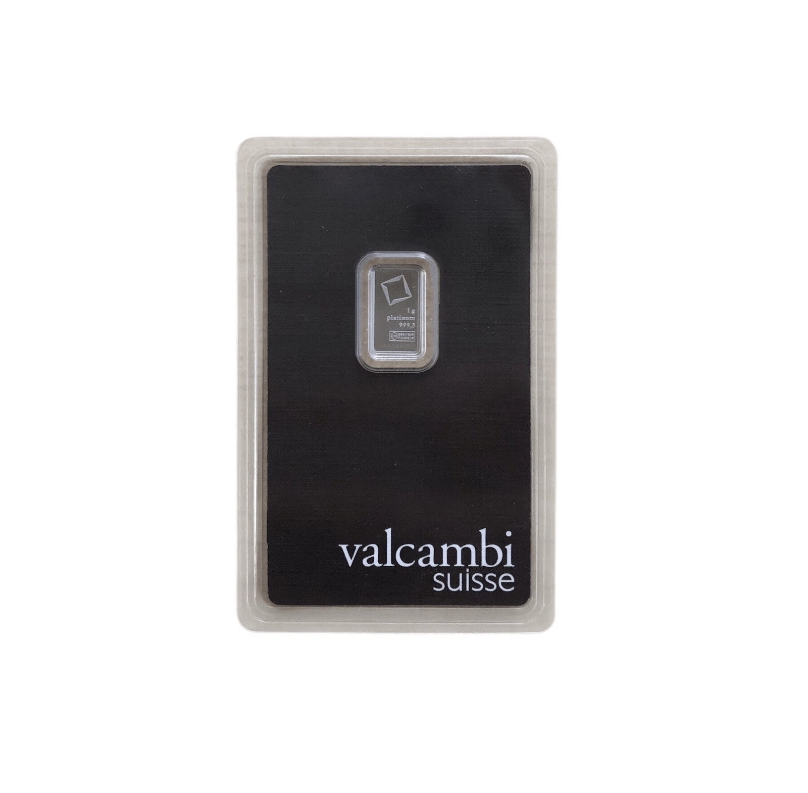 Valcambi Suisse 1 Gram 999.5 Platinum Bar