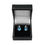 Thumbnail: 18ct White Gold Swiss Blue Topaz & Diamond Earrings
