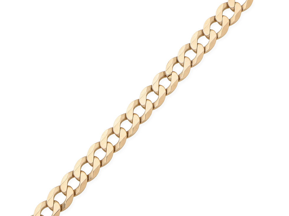 Thumbnail: 9ct Yellow Gold Curb Chain 58.5g