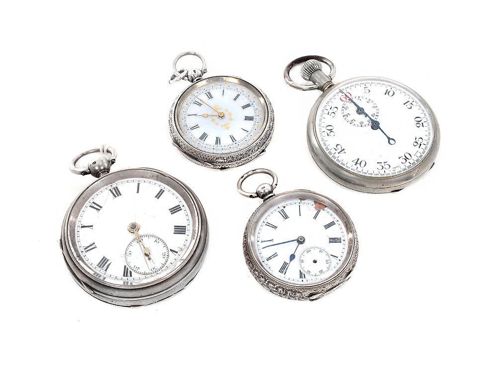 Sterling Silver Pocket Watches