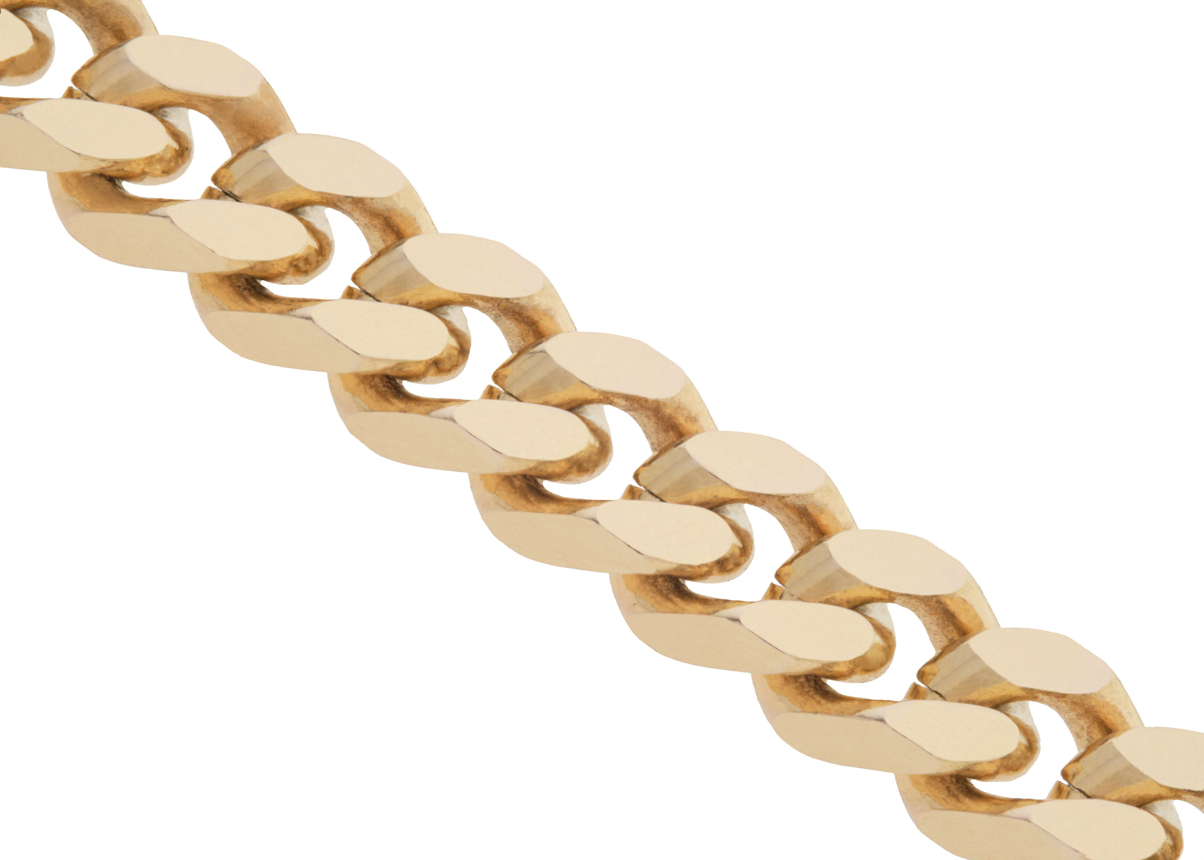 9ct Yellow Gold Curb Chain 60.5g