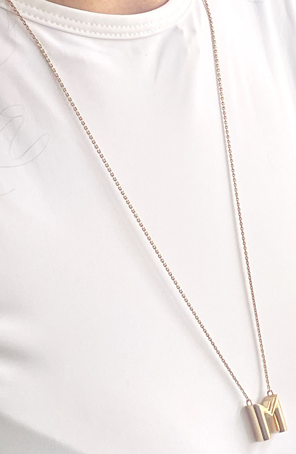 Thumbnail: Louis Vuitton LV & Me Letter M Necklace 