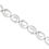 Thumbnail: 14ct White Gold Diamond Swirl Bracelet. Small Length 2.96ct