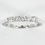 Thumbnail: 18ct White Gold Diamond Half Eternity ring 0.55ct