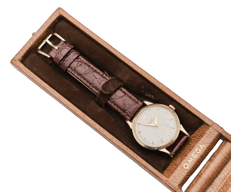 Vintage 9ct Gold Omega Automatic Gents Wristwatch