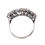 Thumbnail: 14ct White Gold Diamond Half Eternity Ring 0.63ct