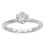 Thumbnail: 18ct White Gold Diamond Solitaire Ring 0.50ct