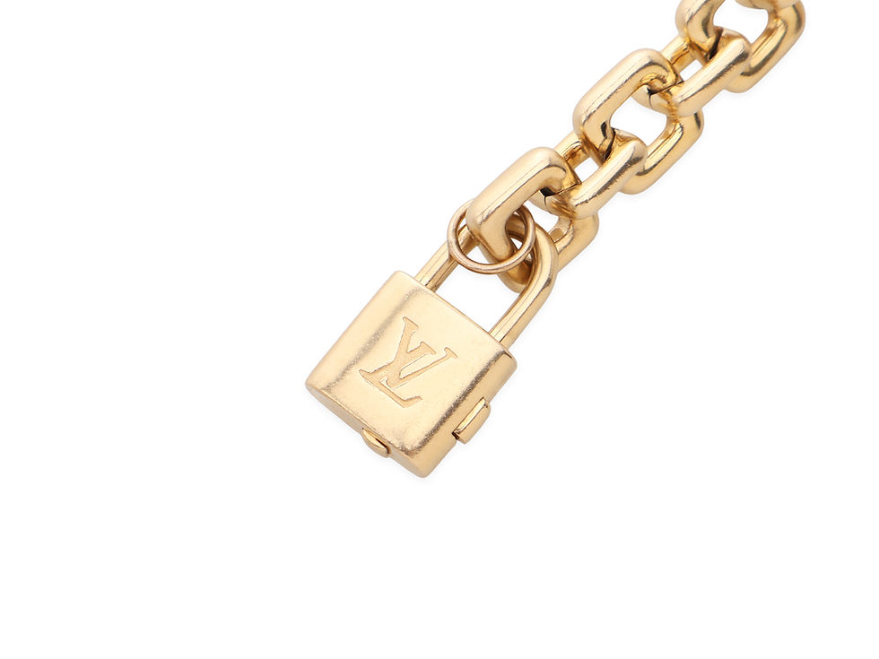 Thumbnail: Louis Vuitton 18ct Yellow Gold Charm Bracelet Mixed Removable Charms