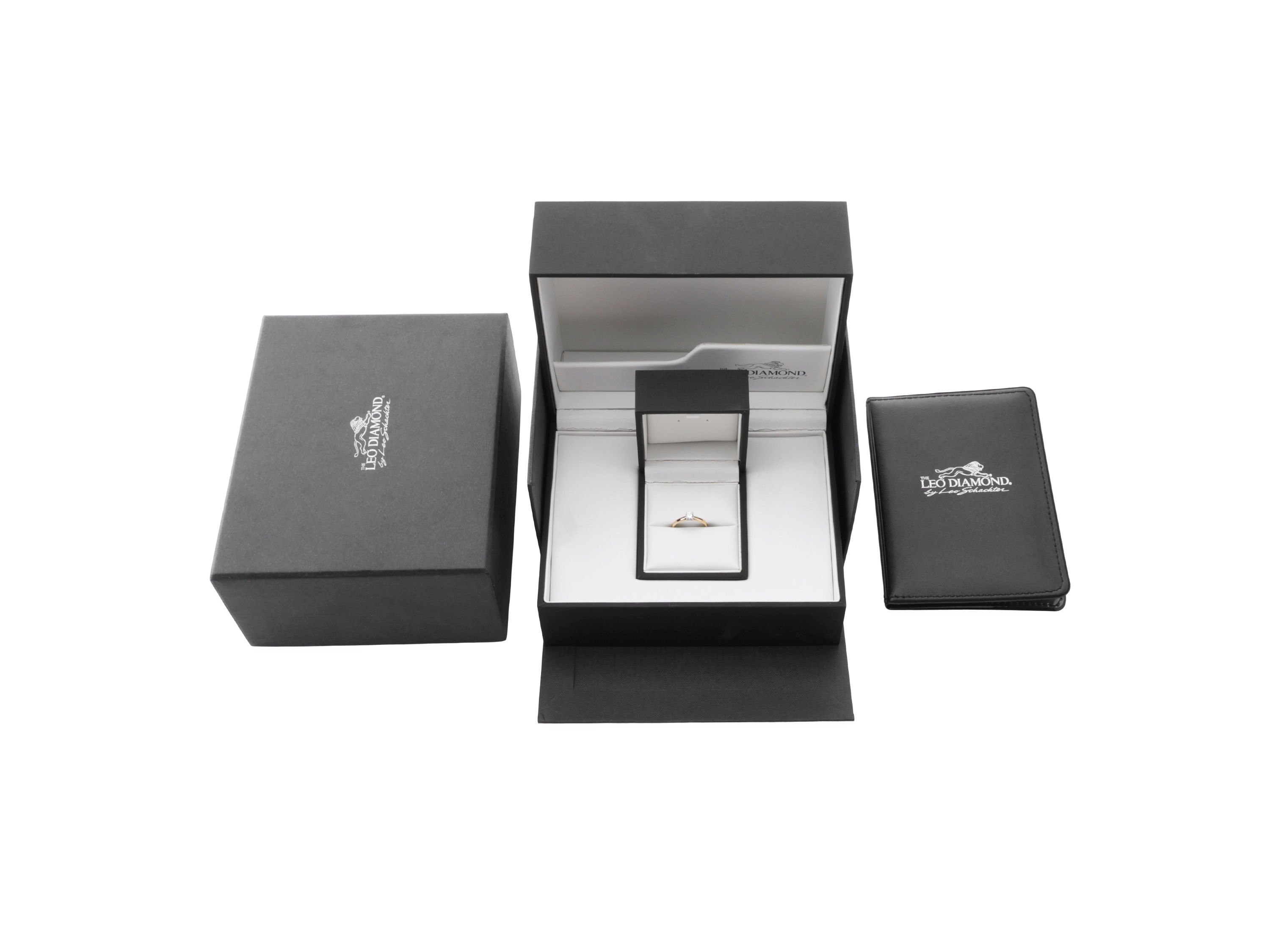 18ct Yellow Gold The Leo Diamond Ring 0.32ct