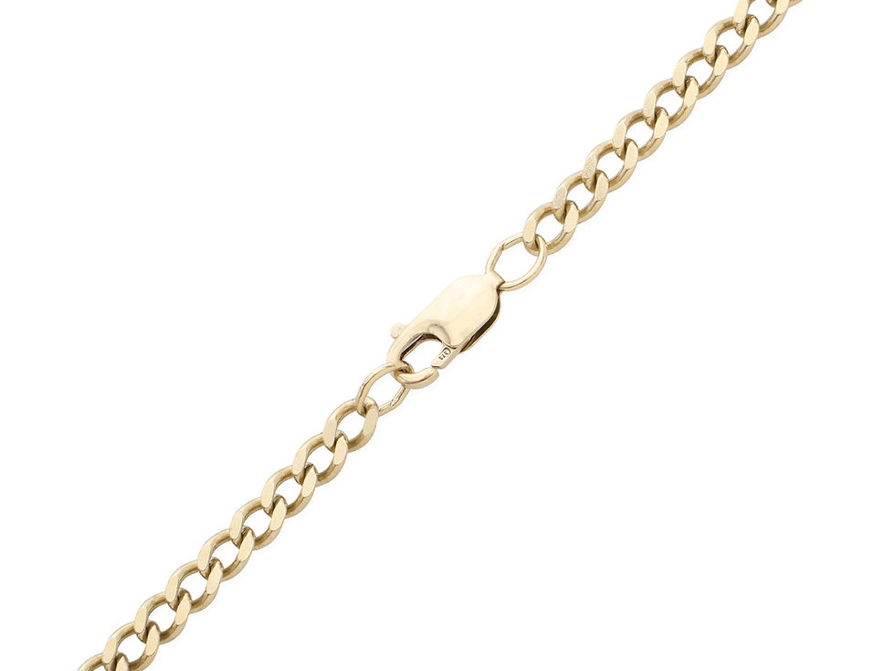 Thumbnail: 9ct Yellow Gold Curb Chain 21.2g