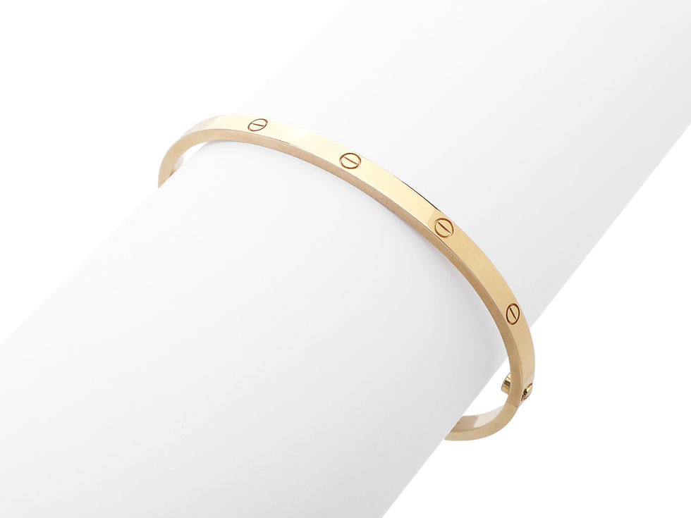 Thumbnail: Cartier 18ct Yellow Gold Love Bangle Size 18 Small Model RRP £4550