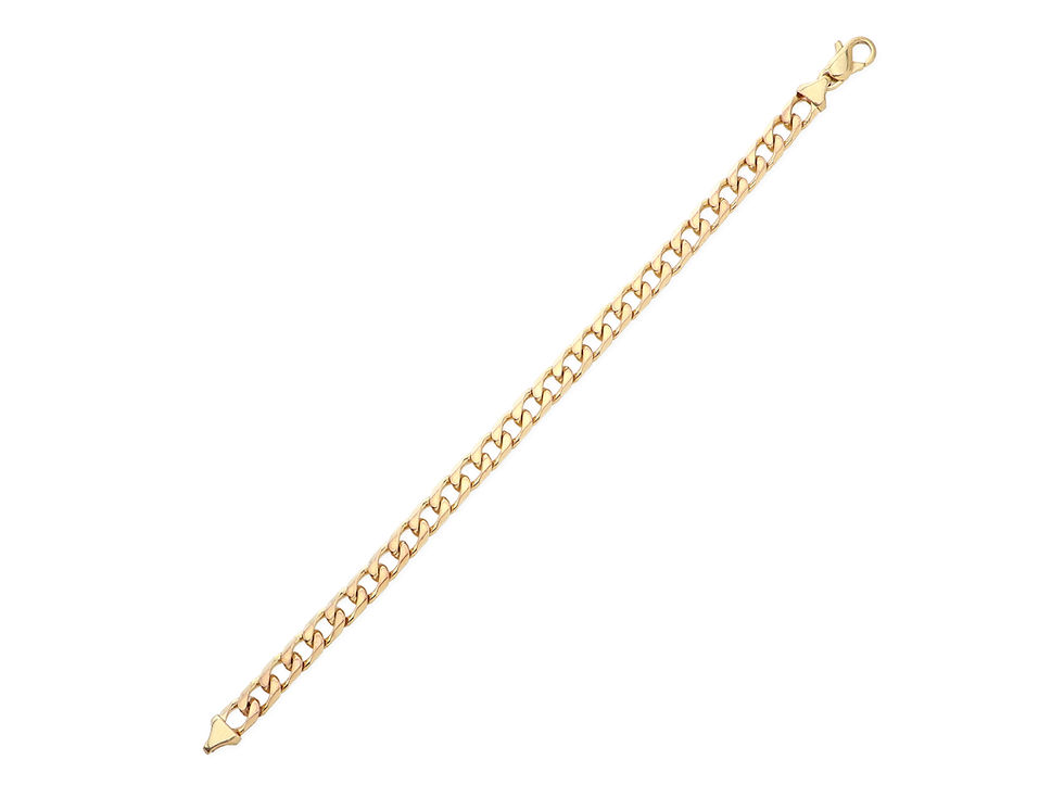 Thumbnail: 9ct Yellow Gold Curb Chain 16.6g