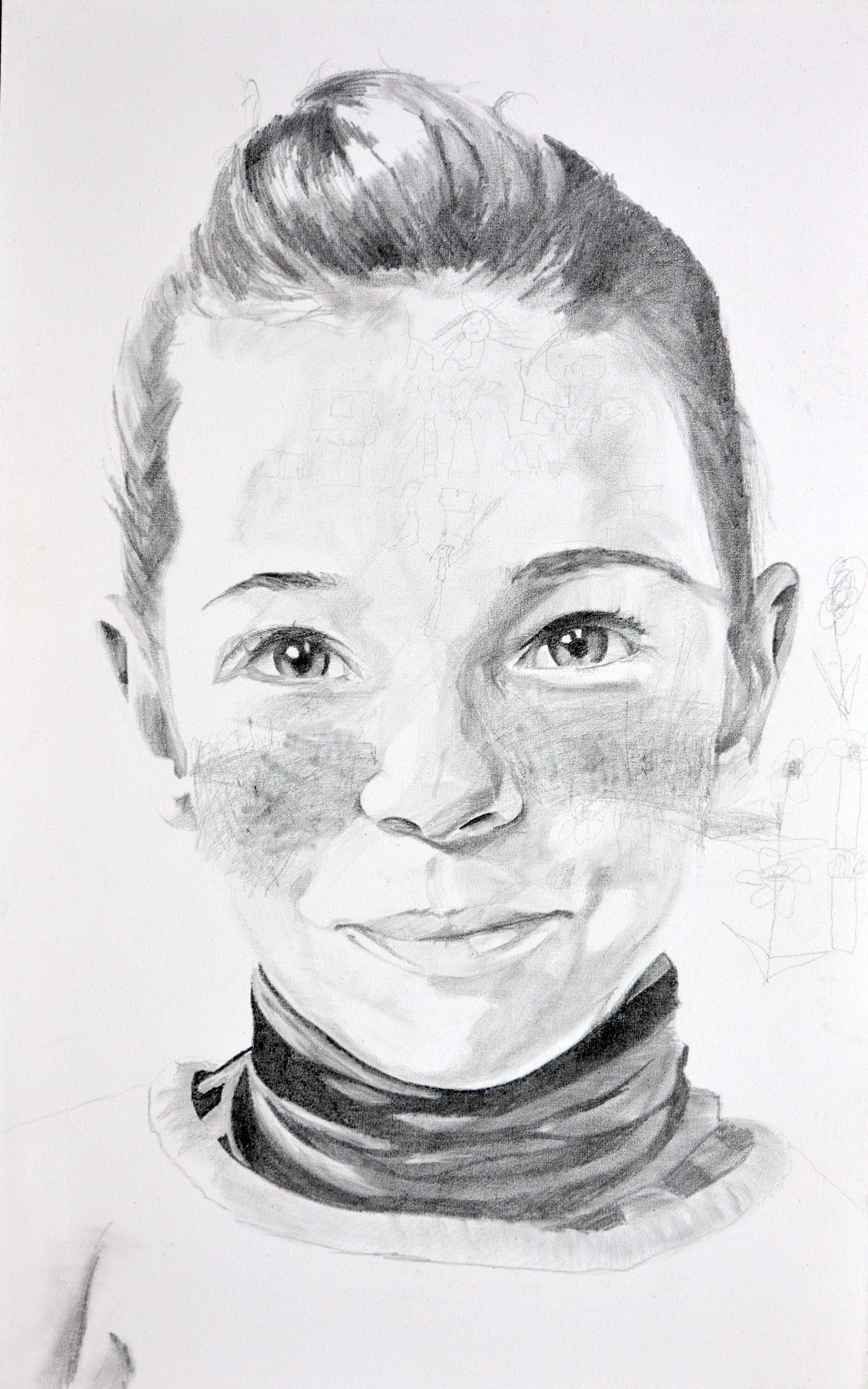 621 VANITE SOLINE 2013, Graphite & acrylique sur lin, 200x125.jpg