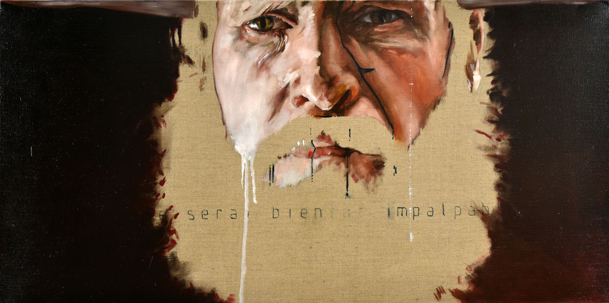 775 LOST CHIMERA 2015, Huile sur lin, 50x100