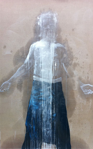 534 INO ONI LAYRAL 2011, Huile sur lin, 200x125