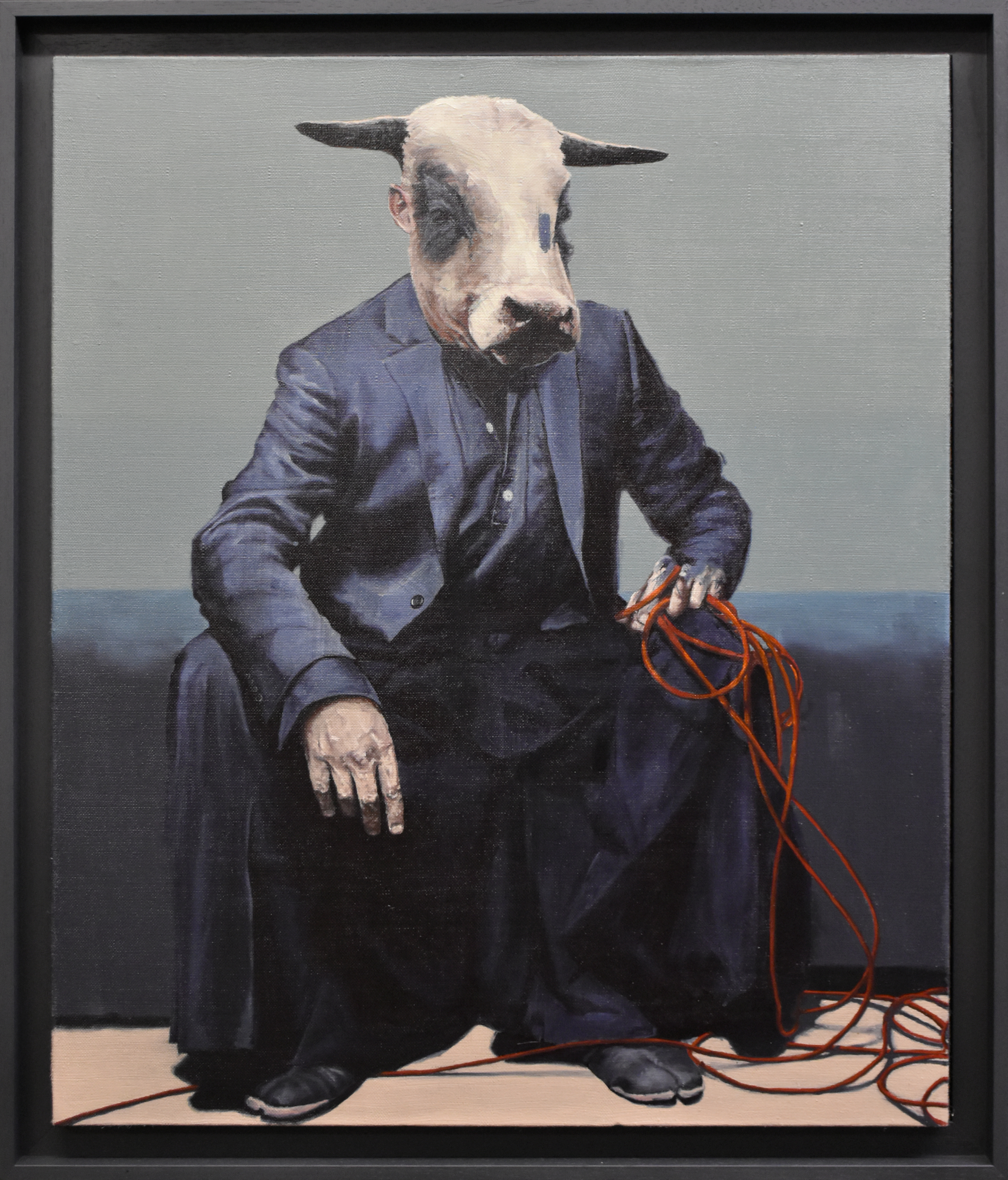 1210 Μινώταυρος 2023, Huile sur toile encadrée, 65x54