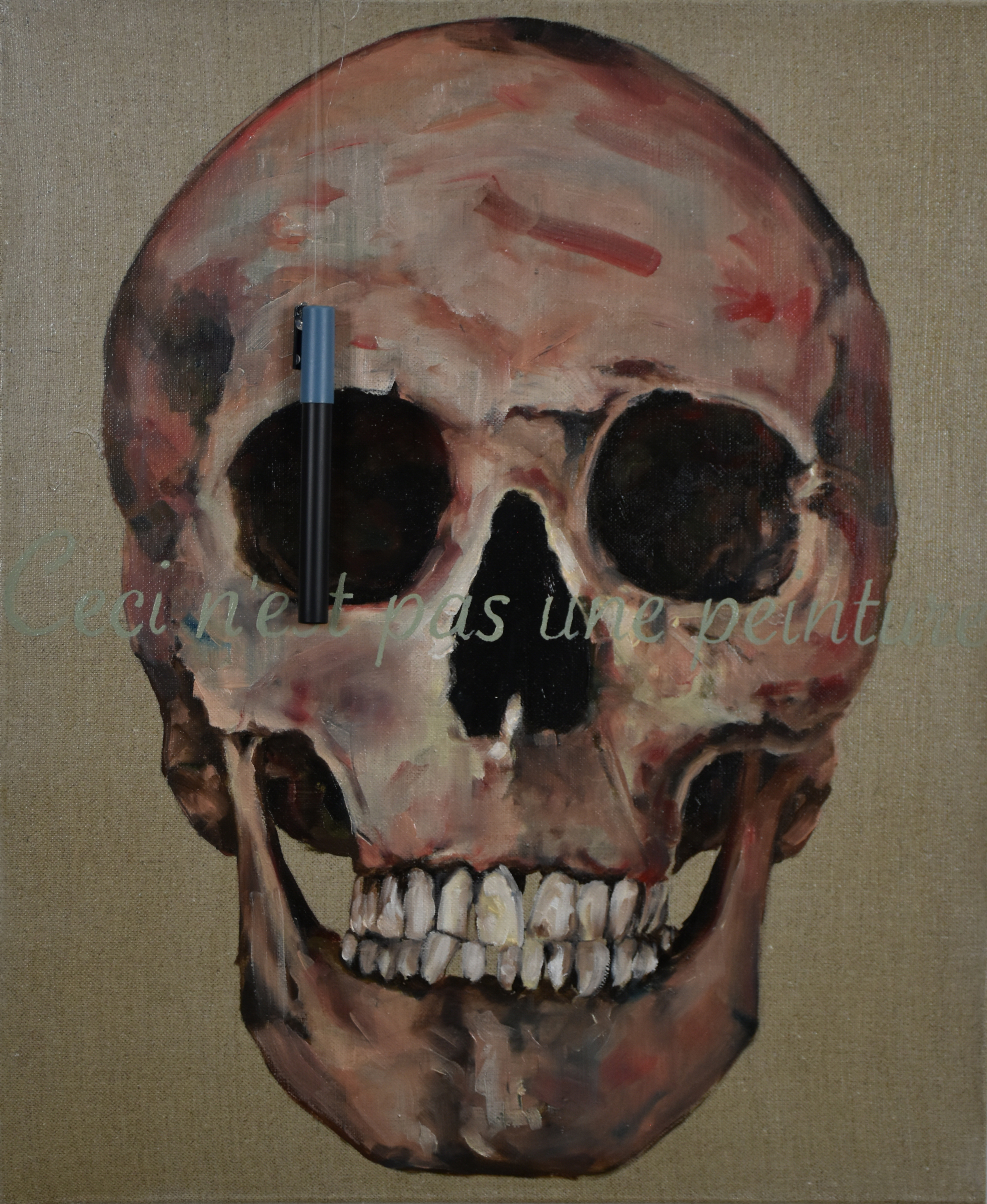 880 THINKSAYDO BRIFFAUT 2017, Feutre & Huile sur Lin, 55x45.jpg