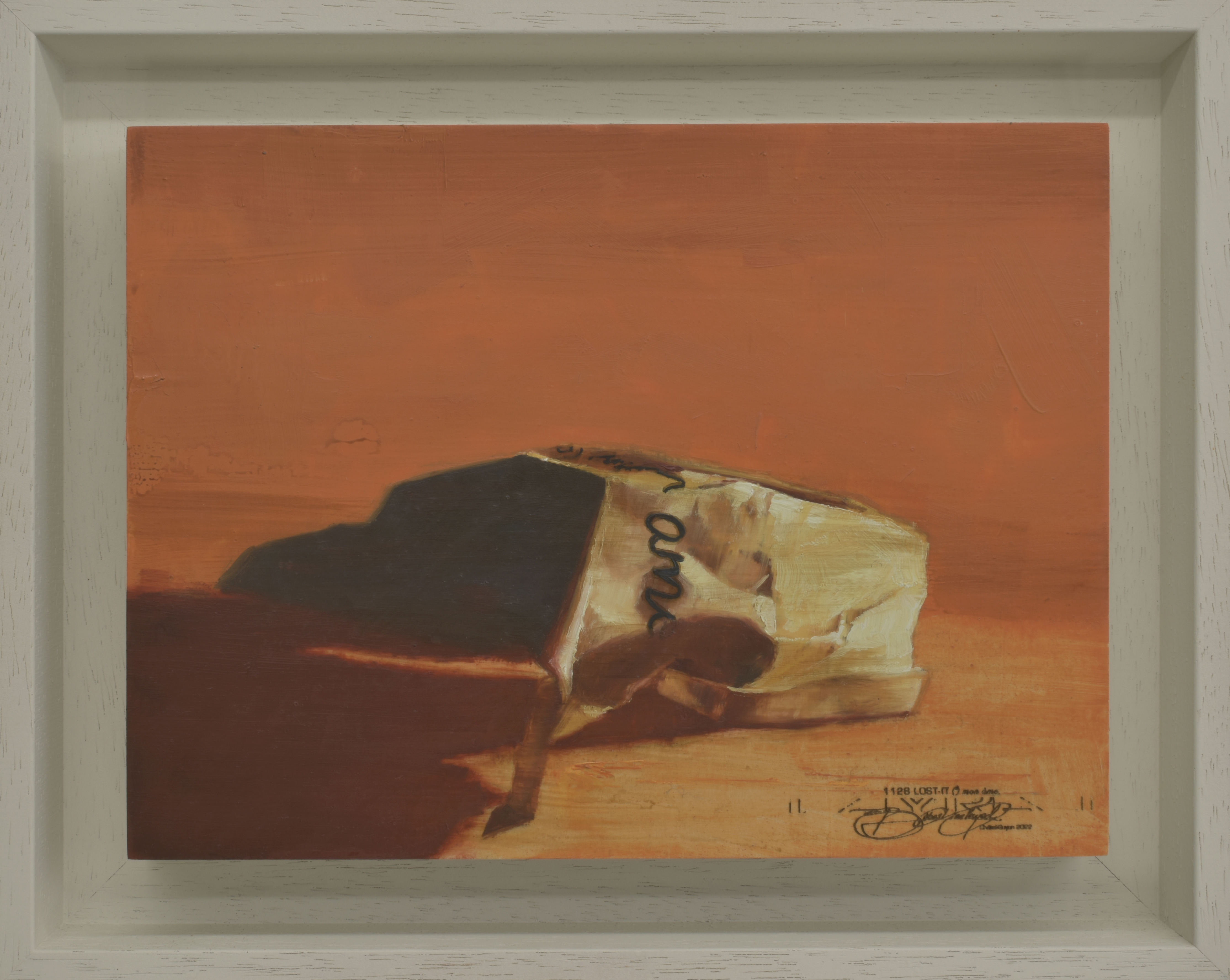1128 LOST-IT _Ô mon âme,_ (p.15 Œuvre 1_12.000) 2022, Huile sur bois encadrée, 18x24.jpg