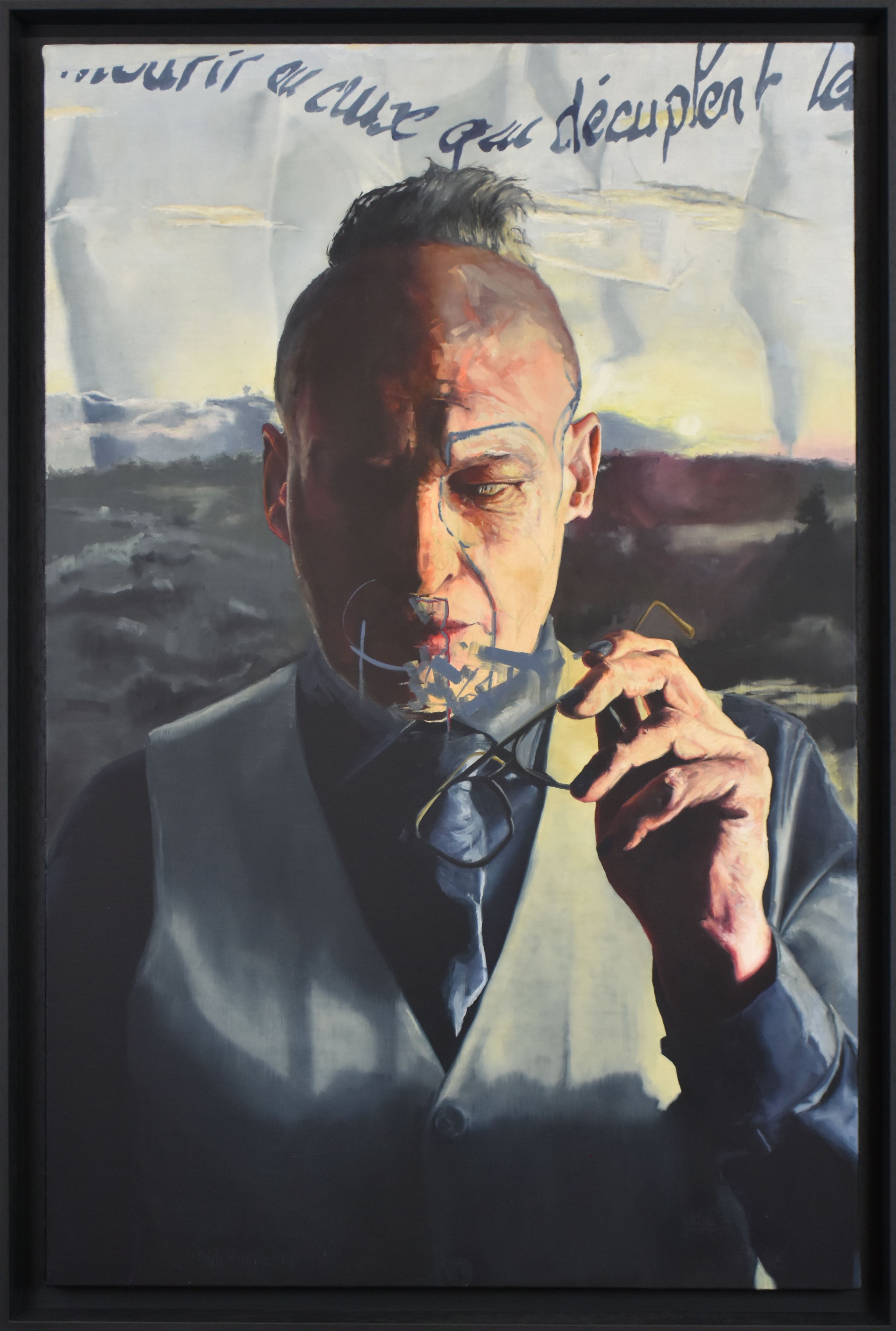 1258 PLaISir _mourir ou ceux qui décuplent la_ P.18 Œuvre 67_12000  2025, Huile sur toile 