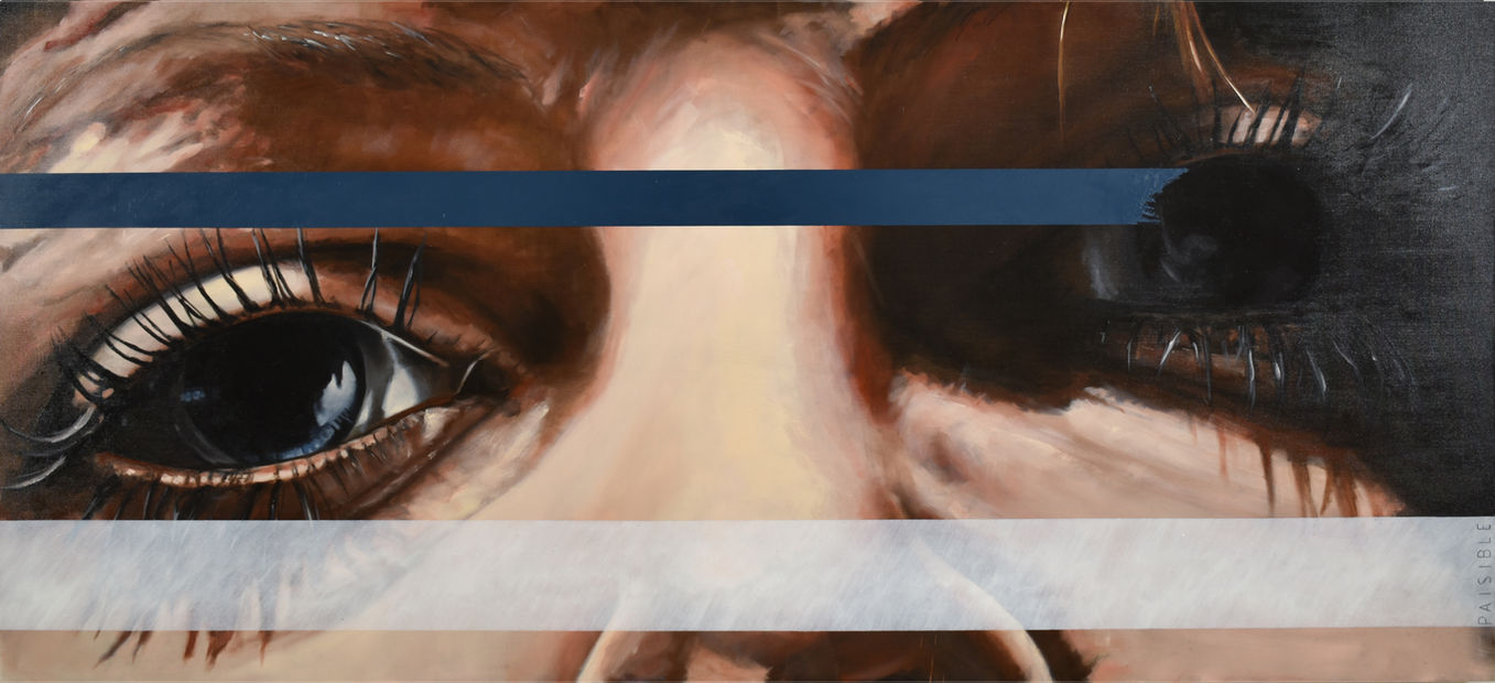 735 DESIRE CORALIE 2014, Huile sur lin, 125x270