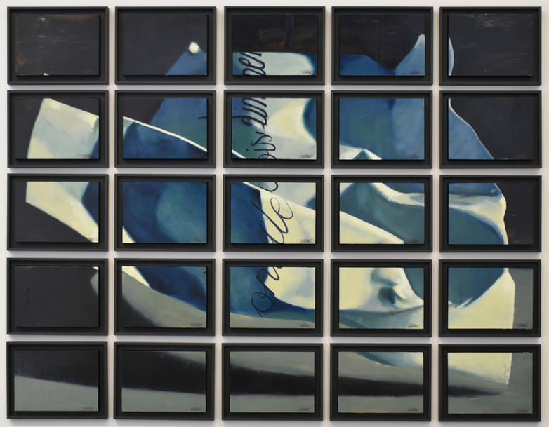 ALT 8 : 1142 loSt-It SEPPUKU — Huile sur bois encadrée, polyptyque 165x210 cm — Citation Camus : "monde a trois dimensions," (p.17) — Œuvre 15/12.000 — 2023 — Sébastien Layral D'Alessandro — Livré avec Le Mythe de Sisyphe -