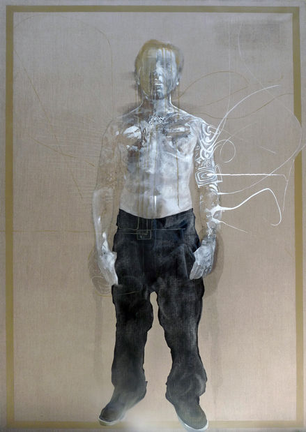 568 INO ONI CHRISTOPHE 2012, Huile sur toile, 130x197