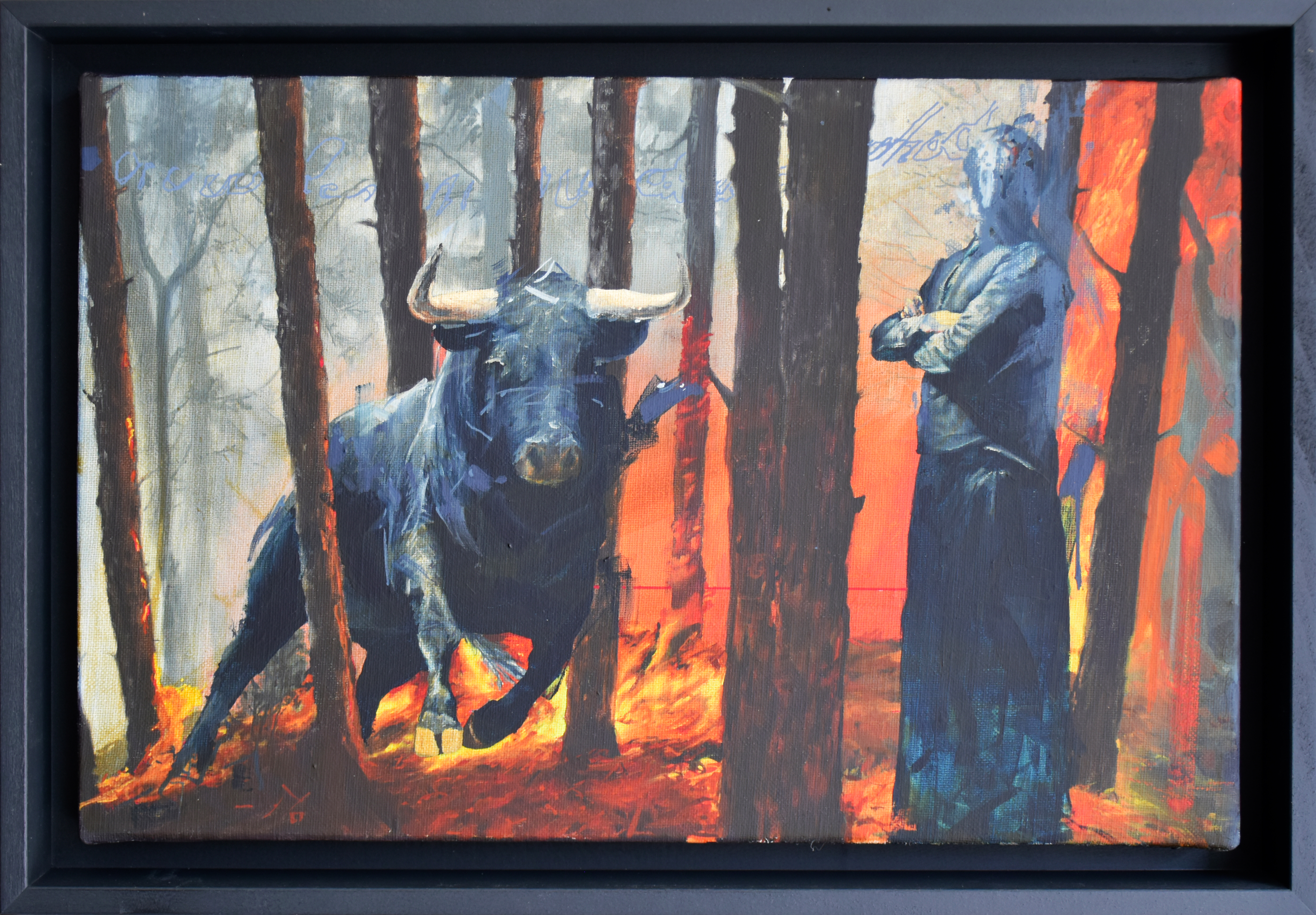 1263 PLaISir _probablement que deux méthodes_ p.18 Œuvre 71_12000 2025, Huile sur toile en