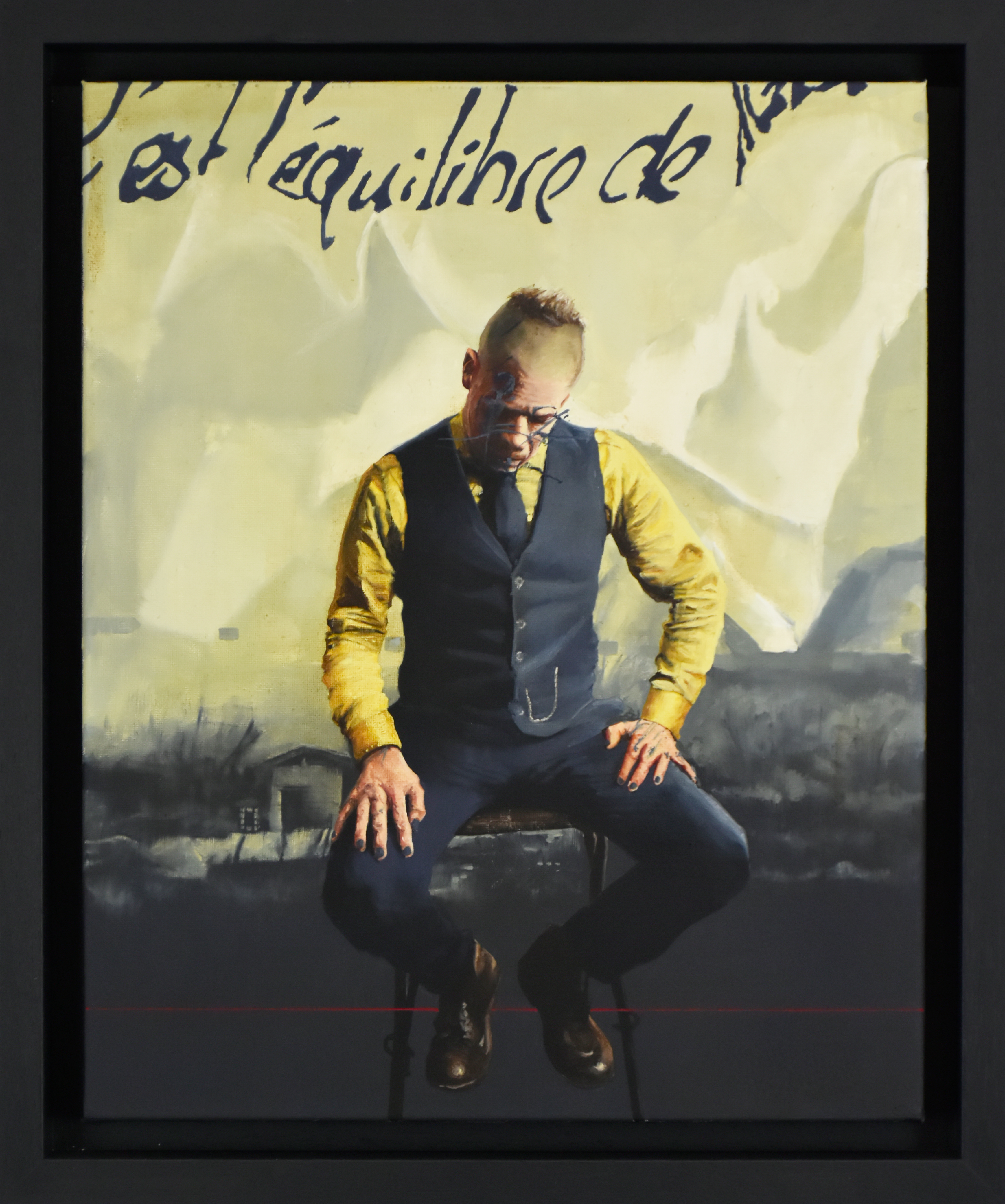 1259 PLaISir _C'est l'équilibre de l'évidence et du_ P.18 Œuvre 68_12000  2025, Huile sur 