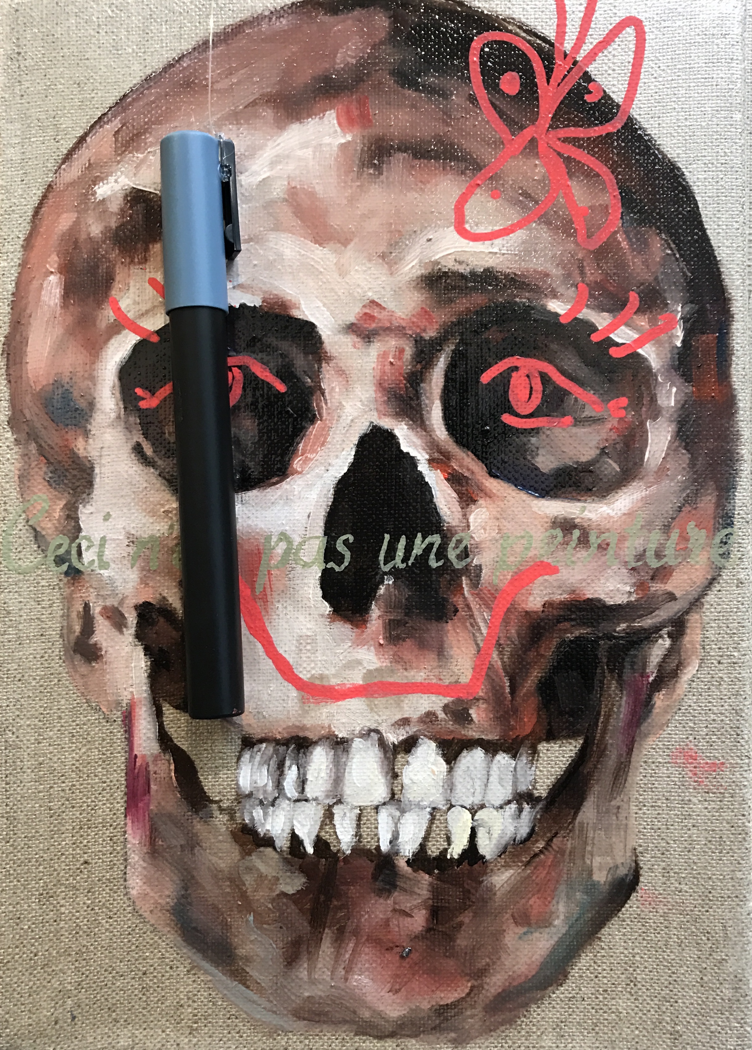 882 THINKSAYDO BRIFFAUT 2017, Feutre & Huile sur Lin, 27x19.jpg