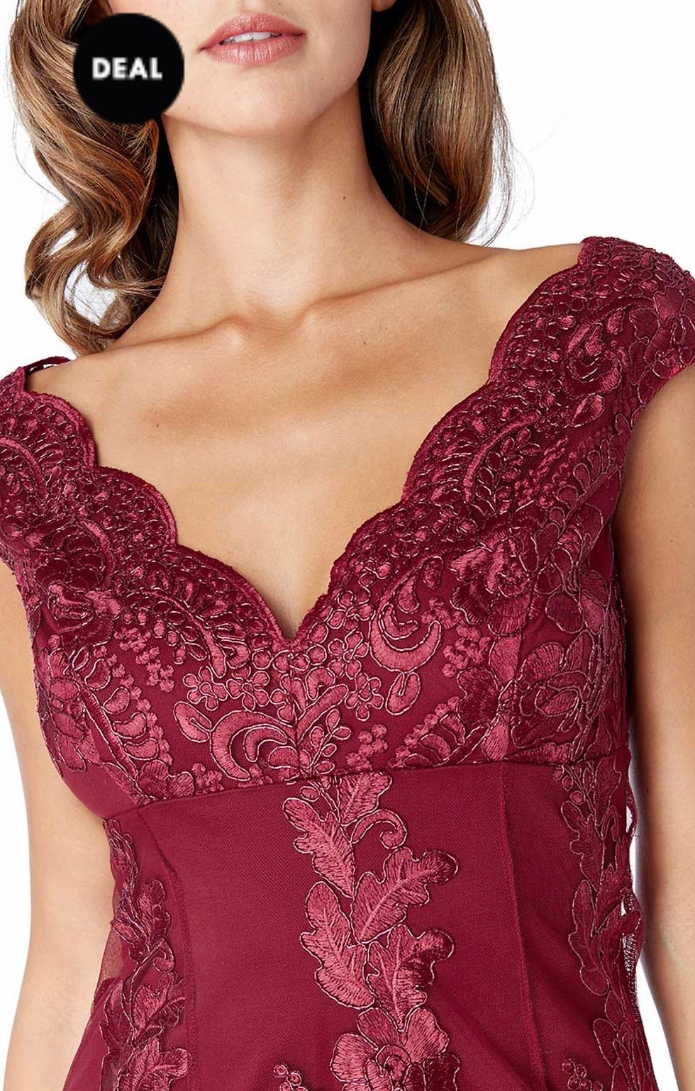 Thumbnail: Goddiva Lace Maxi