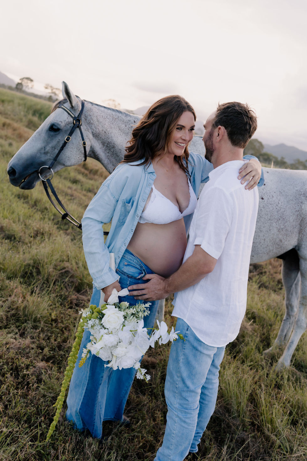 Country Western Maternity Photography