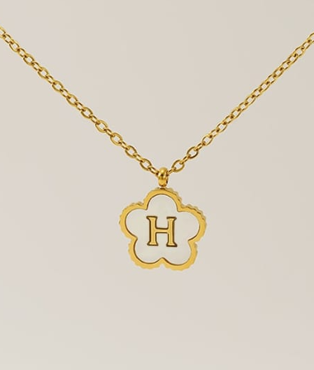 Thumbnail: Clover Initial Pendant