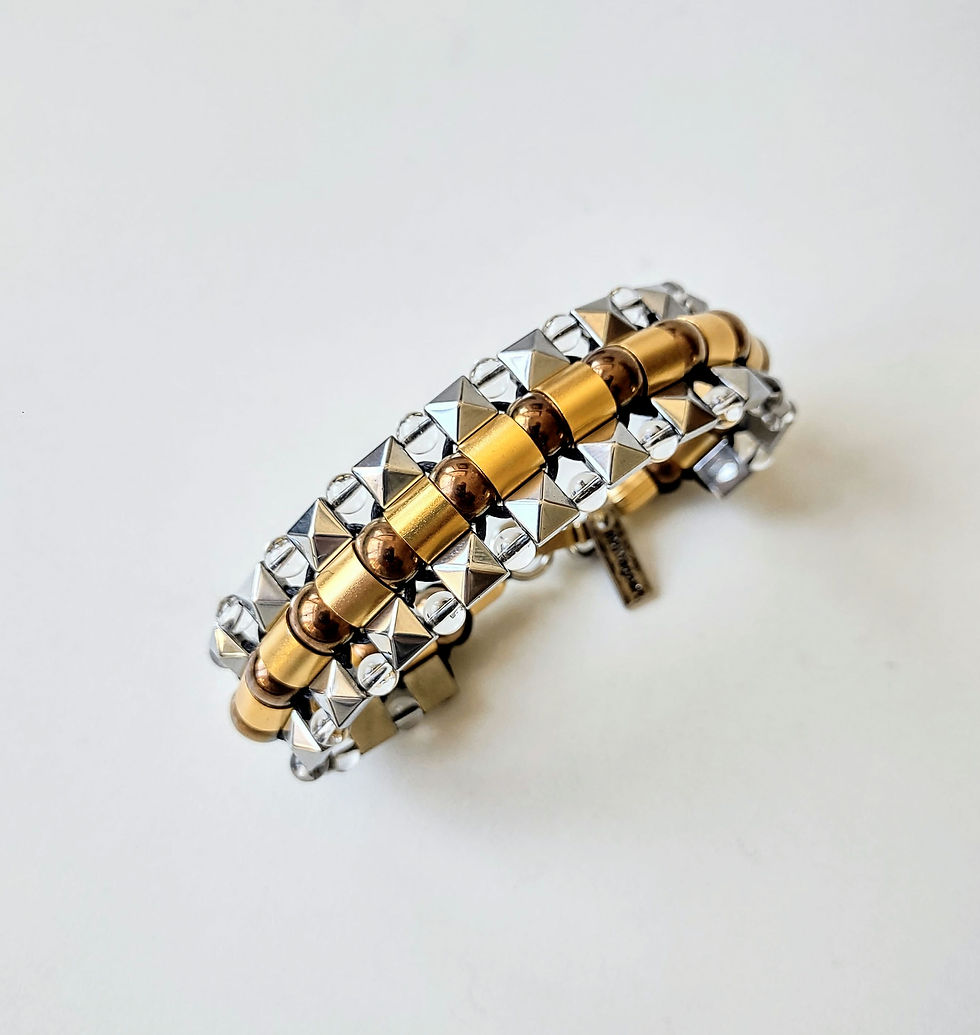 Miniatura: Pulseira Trançadas Spikes