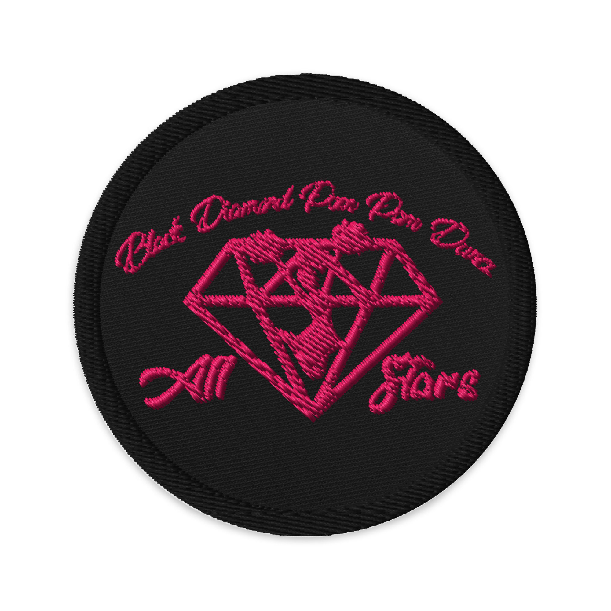 Black Diamond Embroidered Patch